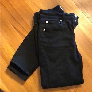 Agolde Sophie Mid-Rise Black 25